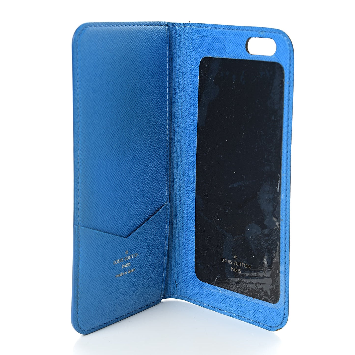 Monogram iPhone 6 Plus Folio Case Blue