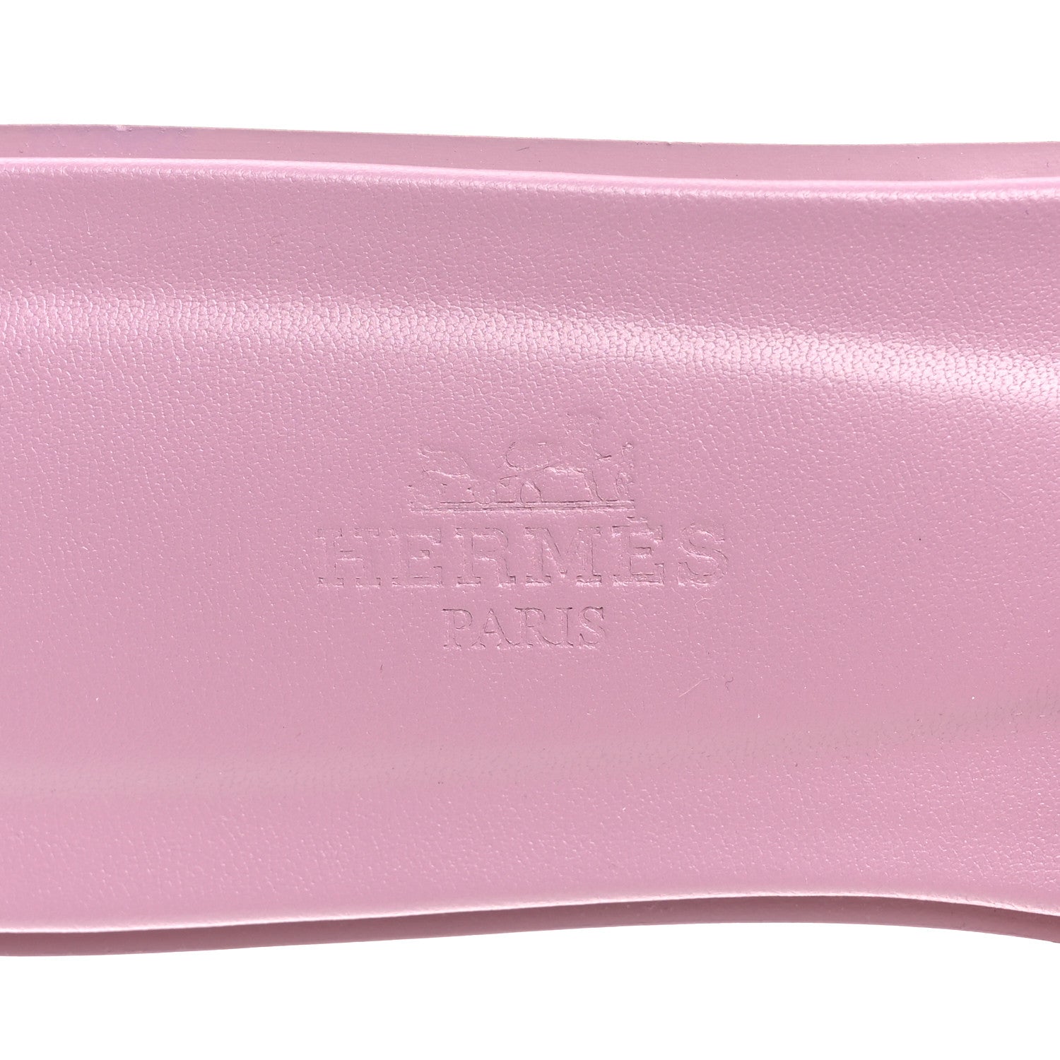 Hermes Calfskin Oran Sandals 38.5 Bruyère 6 of 9