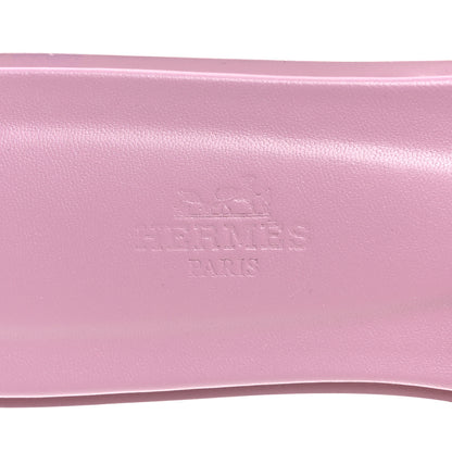 Hermes Calfskin Oran Sandals 38.5 Bruyère 6 of 9