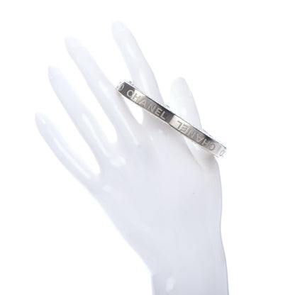 Chanel Swarovski Crystal Heart Bracelet Silver 3 of 6