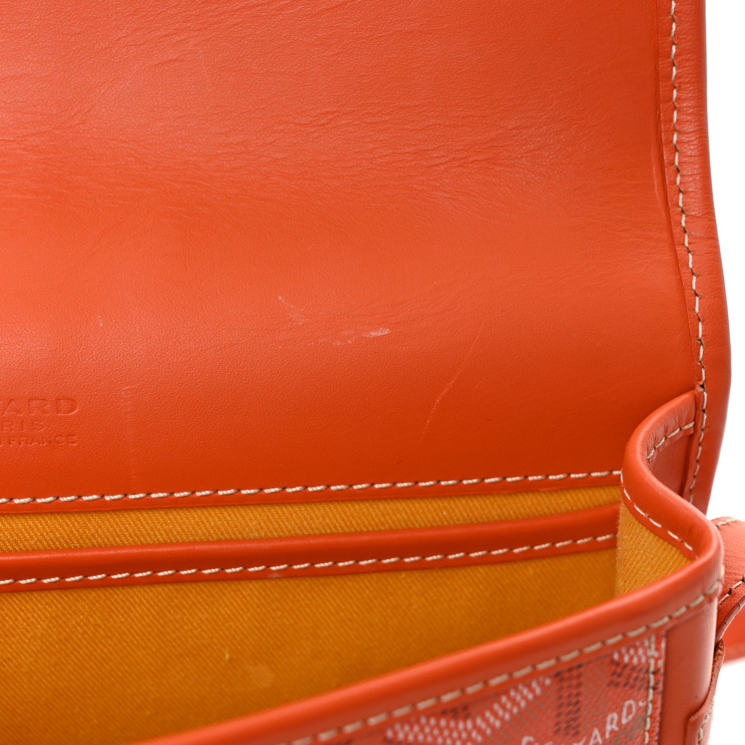 Goyard Goyardine Belvedere II PM Messenger Bag Orange 9 of 10