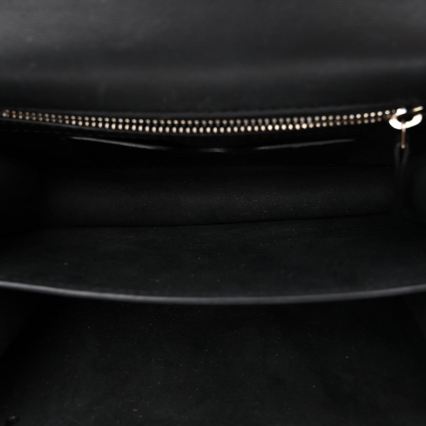 Lambskin Quilted Knuckle Shoulder Bag Black