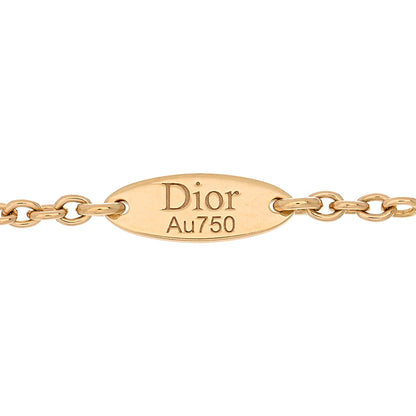 Christian Dior 18K Yellow Gold Diamond Turquoise Rose des Vents Bracelet 3 of 3