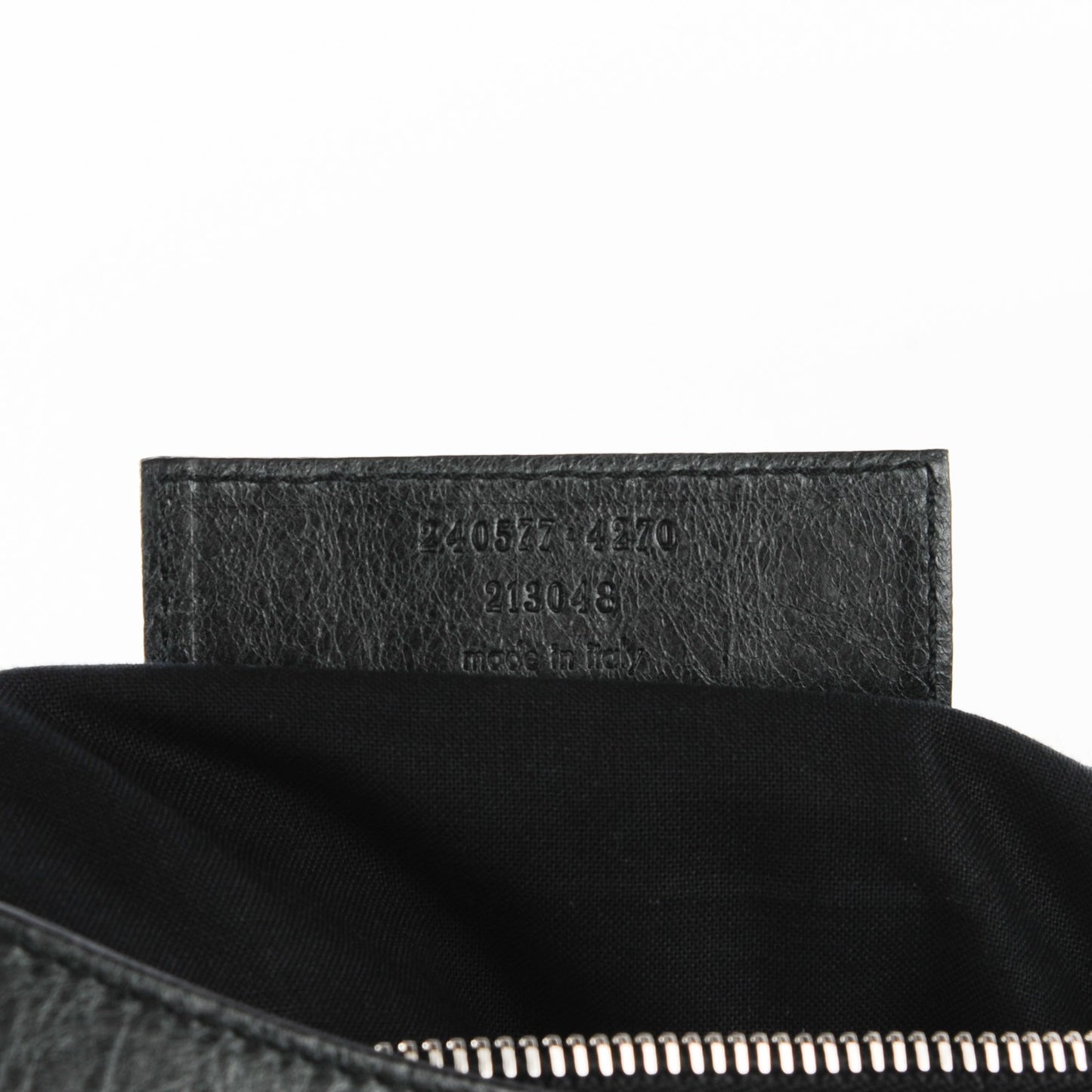 Agneau Giant 12 Silver Hardware First Black