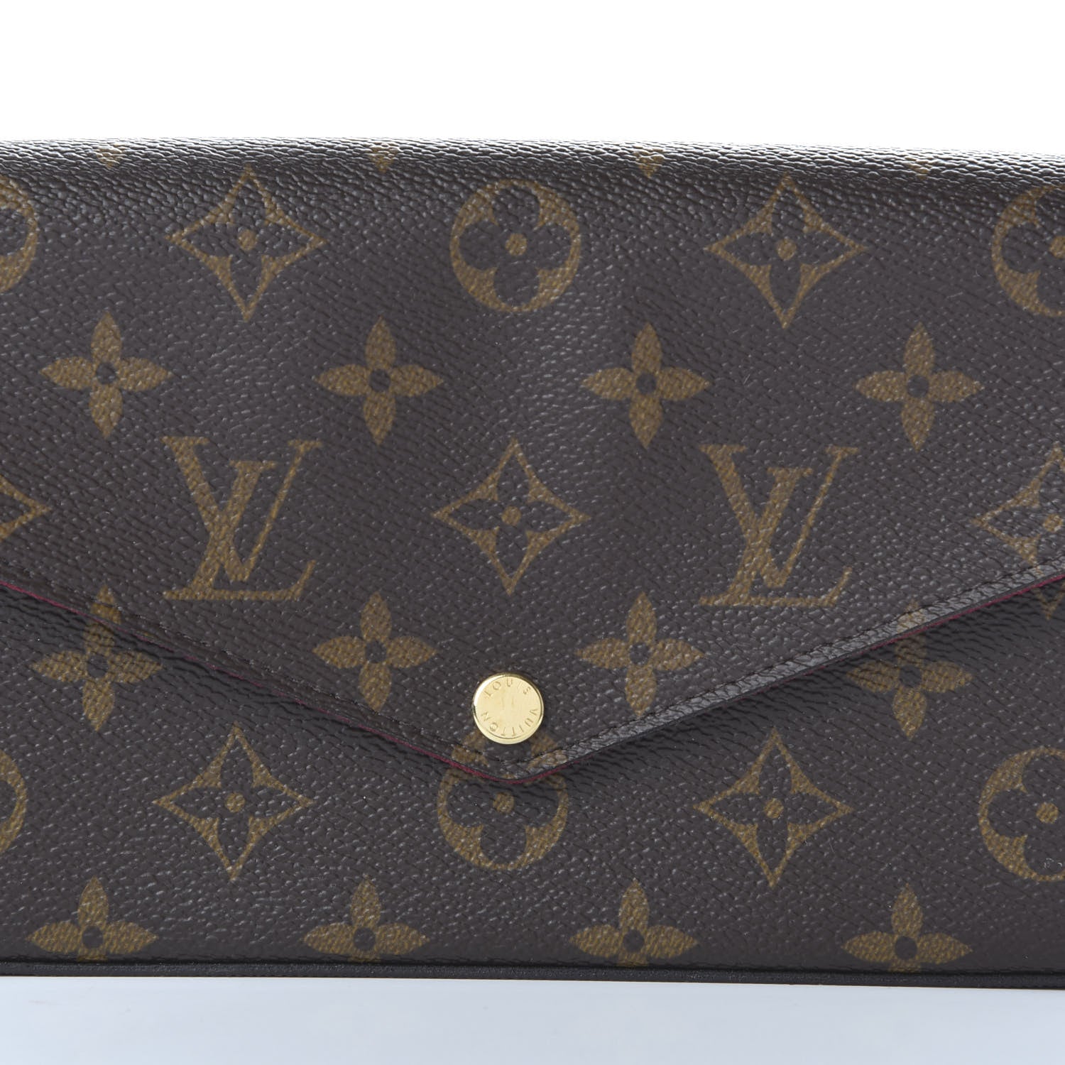 Louis Vuitton Monogram Pochette Felicie Chain Wallet Fuchsia 10 of 11