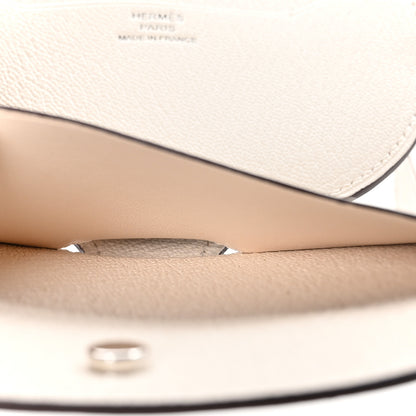 Hermes Chevre Mysore In-The-Loop Wink Card Holder Nata Rose Pourpre Jaune Citron 6 of 11