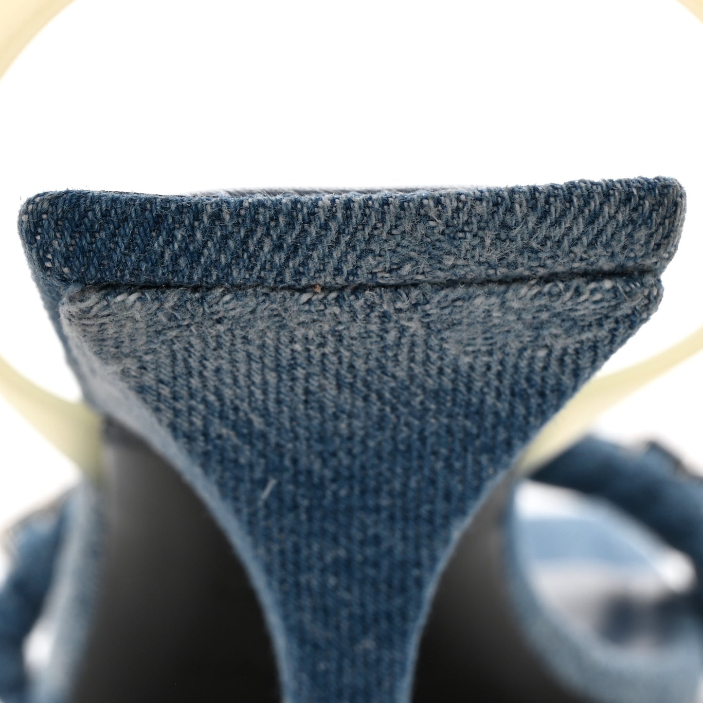 Denim G Woven 90mm Slingback Sandals 36 Medium Blue