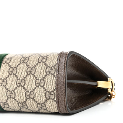 Gucci GG Supreme Monogram Web Small Ophidia Chain Shoulder Bag Brown 10 of 10