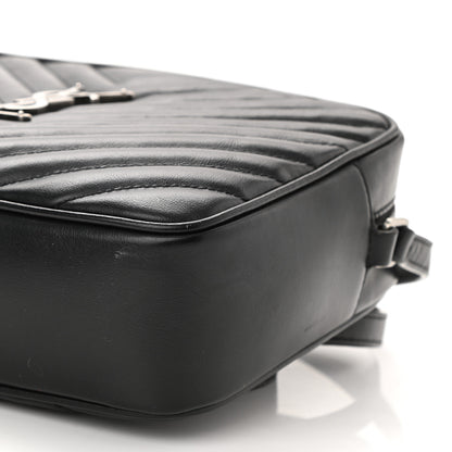 Saint Laurent Calfskin Matelasse Monogram Lou Camera Bag Black 10 of 11