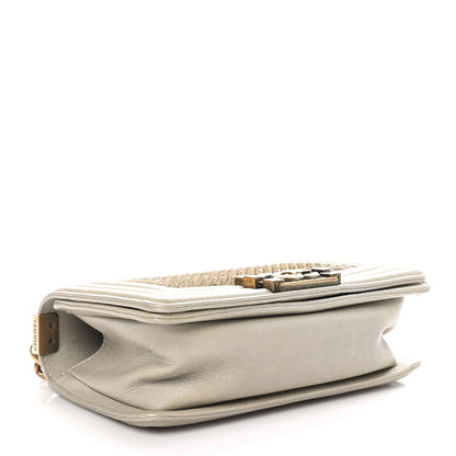 Chanel Lambskin Small Scaled Boy Flap Gold 4 of 10