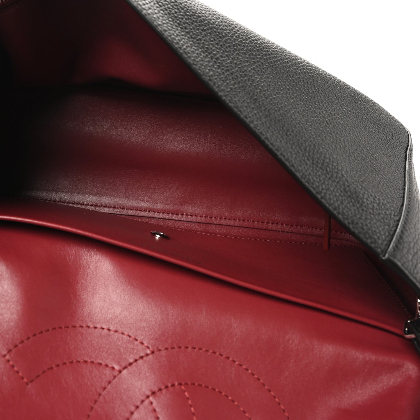 Grained Calfskin Small Souplissimo Maxi Flap Black