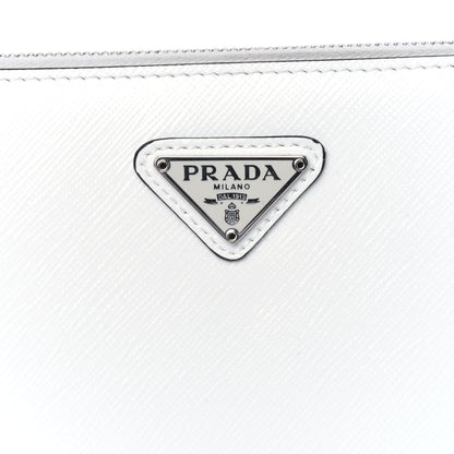 Prada Saffiano Vernice Chain Crossbody Bag Bianco 12 of 12