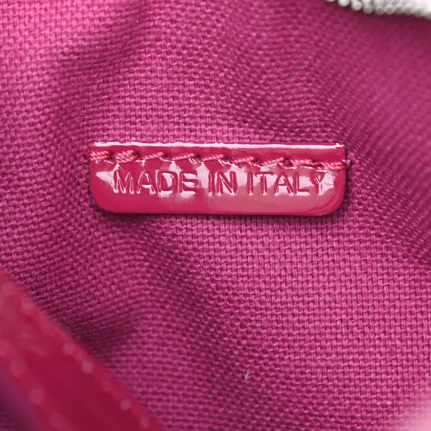 Burberry Patent Check Embossed Small Aston Sling Raspberry Sorbet 7 of 10