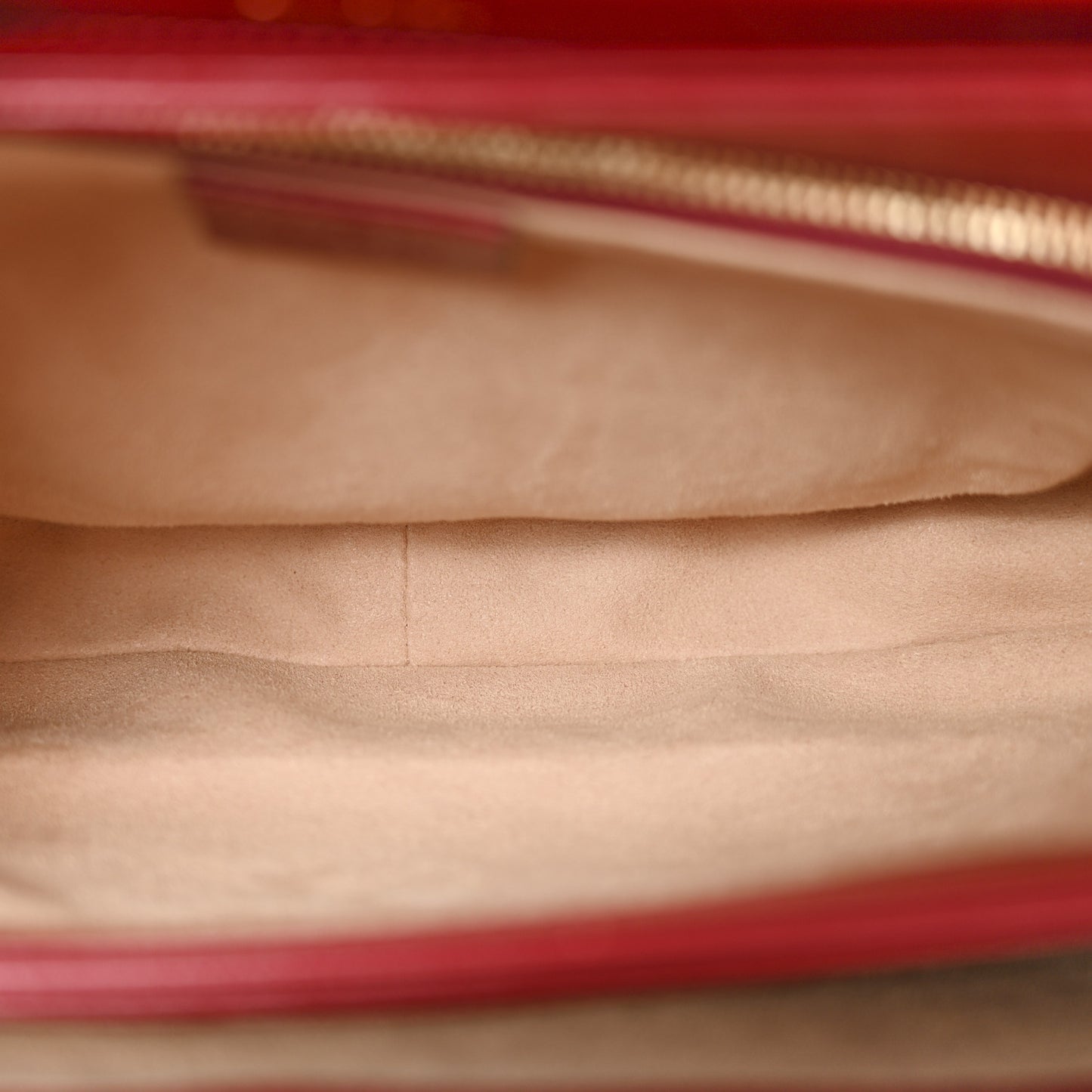 GG Supreme Monogram Azalea Calfskin Horsebit 1955 Shoulder Bag Beige Ebony New Cherry Red