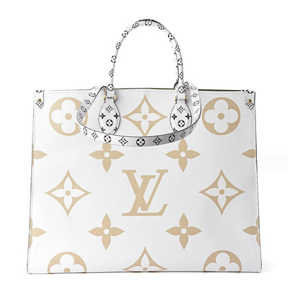 Louis Vuitton Monogram Giant Onthego GM Kaki Beige 1 of 11