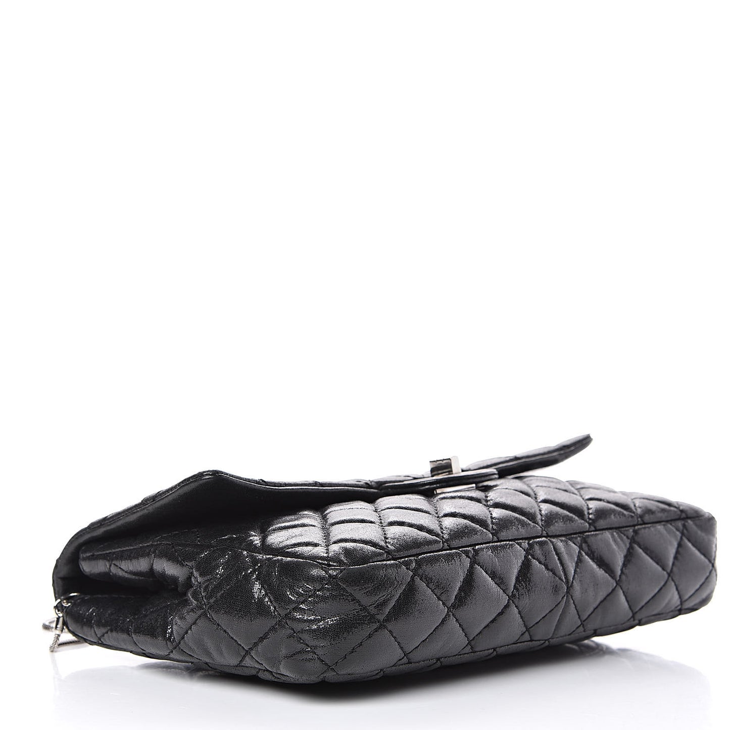 Iridescent Lambskin Quilted Snake Chain 2.55 Reissue Flap Black