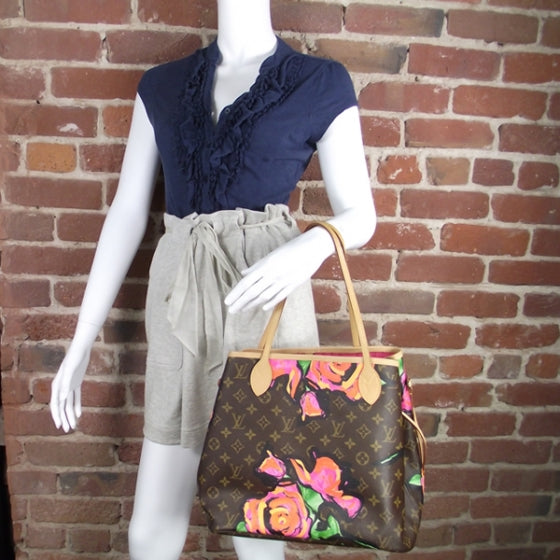 Monogram Roses Neverfull MM