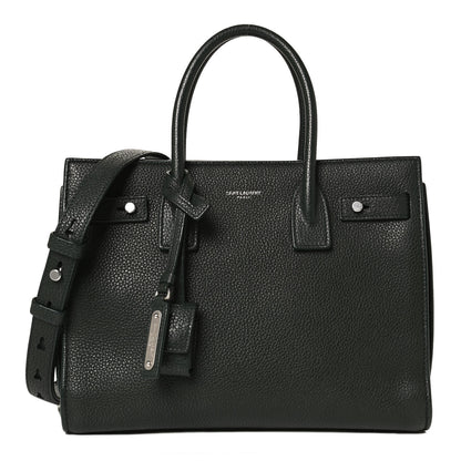 Saint Laurent Grained Calfskin Baby Sac De Jour Souple Dark Green 1 of 12