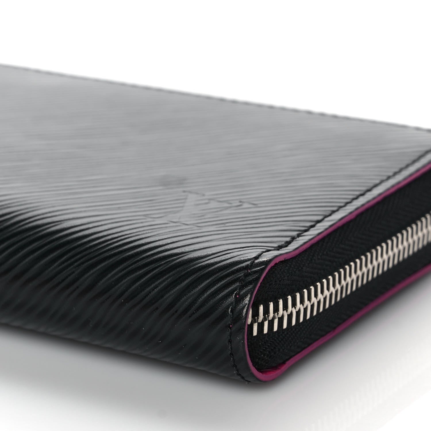 Louis Vuitton Epi Zippy Wallet Black Hot Pink 8 of 11
