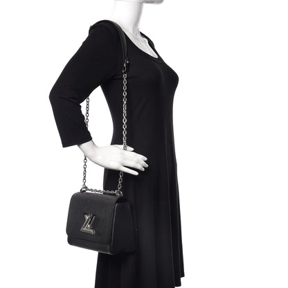 Louis Vuitton Epi Twist Shoulder Bag MM Black 2 of 10