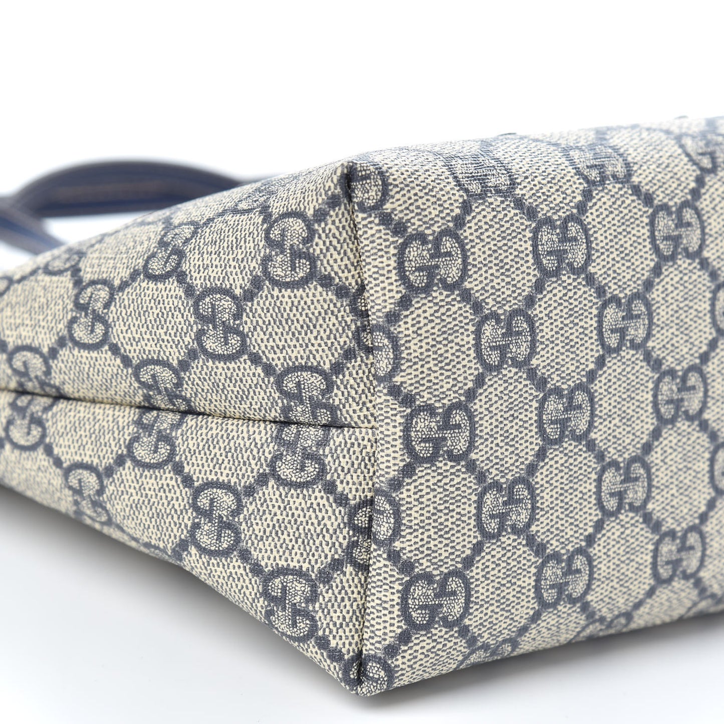 GG Supreme Monogram Childrens Crab Tote Navy