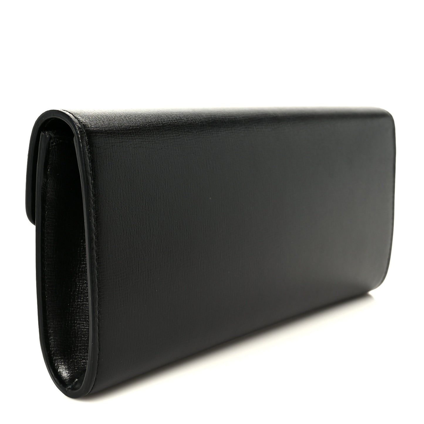 Textured Calfskin Torchon GG Broadway Envelope Clutch Black