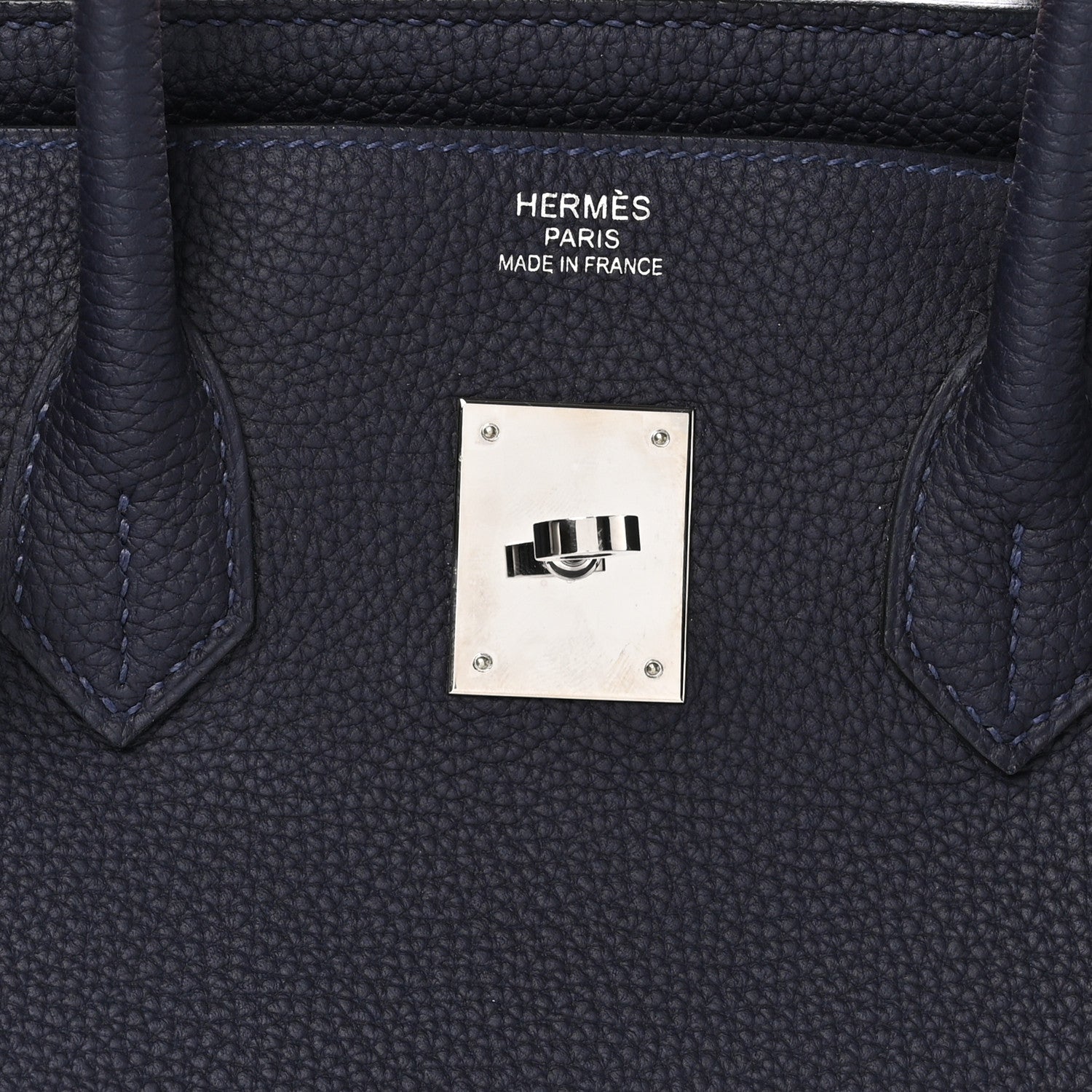 Hermes Togo Swift Officier Birkin 35 Bleu Nuit Vert Cypress 6 of 13