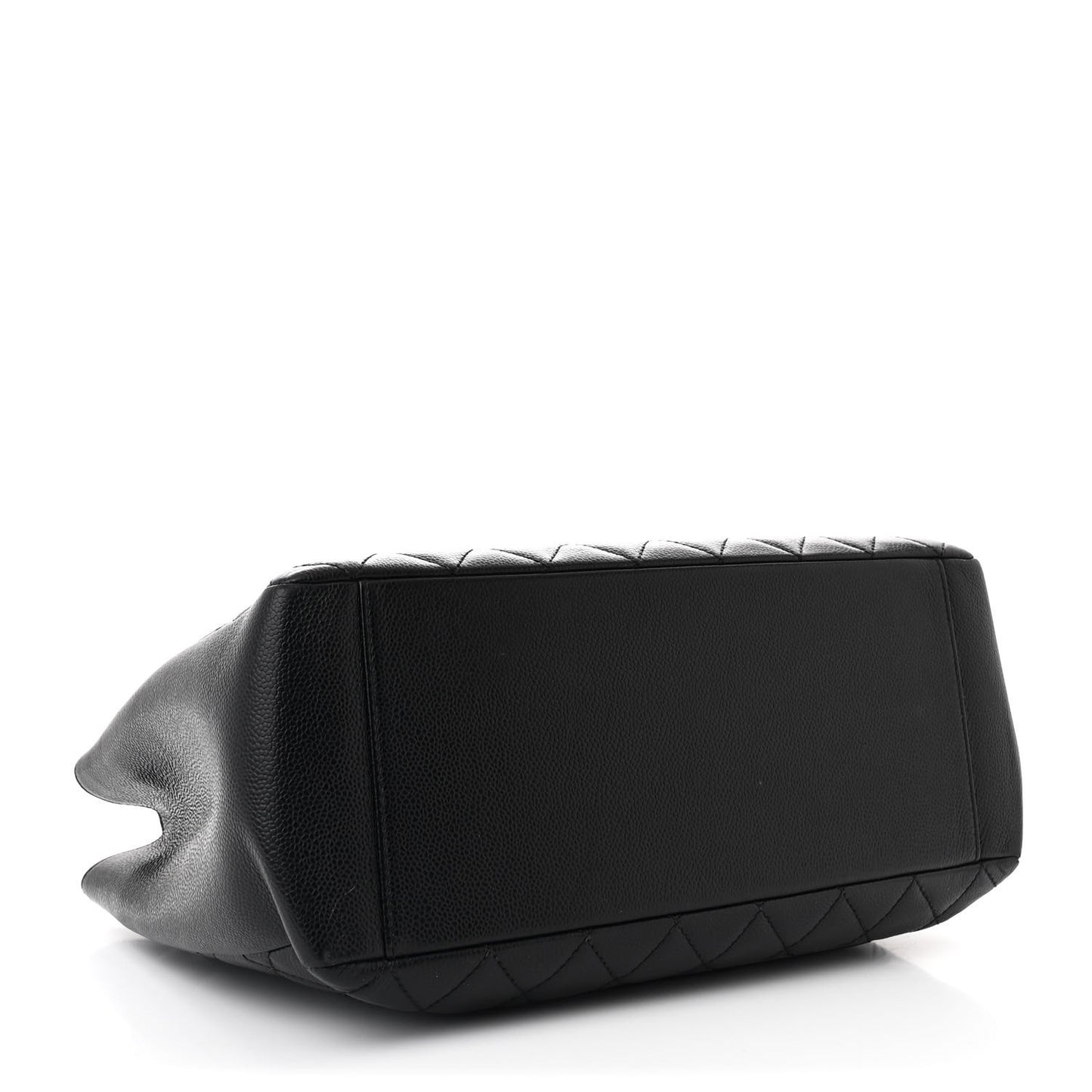 Caviar Quilted Grand Shopping Tote GST Black