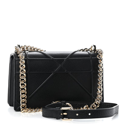 Christian Dior Grained Calfskin Small Diorama Flap Bag Black 4 of 8