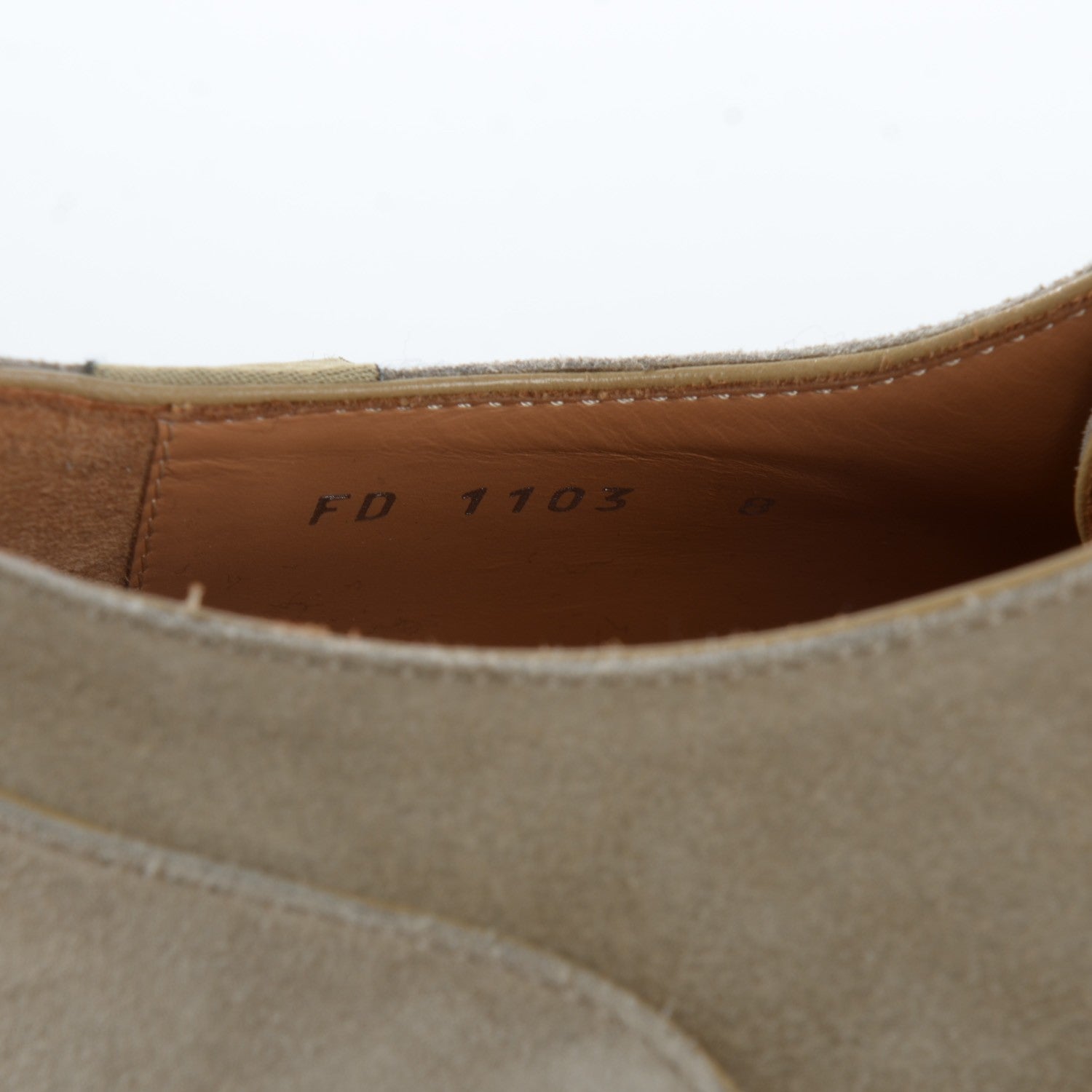 Louis Vuitton Calfskin Suede Superliner Derby Oxfords 8 Taupe Brown 9 of 9