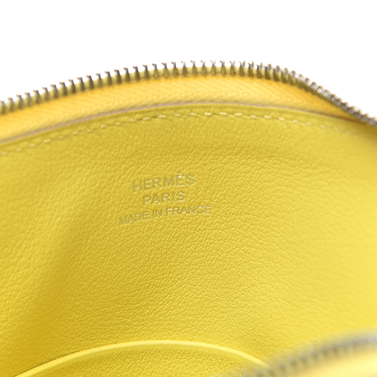 Hermes Swift Balade en Berline Carre Pocket Pouch Lime 6 of 6