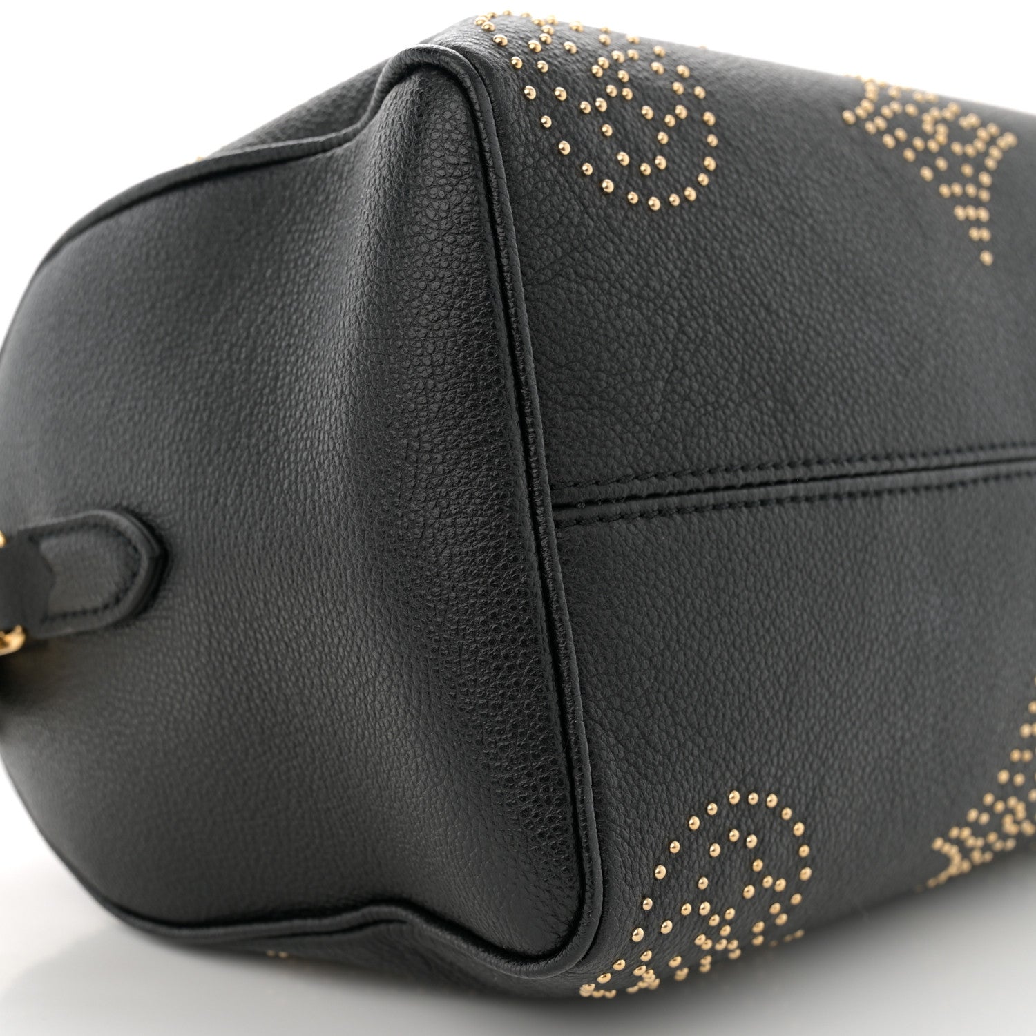 Louis Vuitton Empreinte Monogram Giant Studded Speedy Bandouliere 25 Black 8 of 11