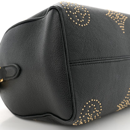 Louis Vuitton Empreinte Monogram Giant Studded Speedy Bandouliere 25 Black 8 of 11