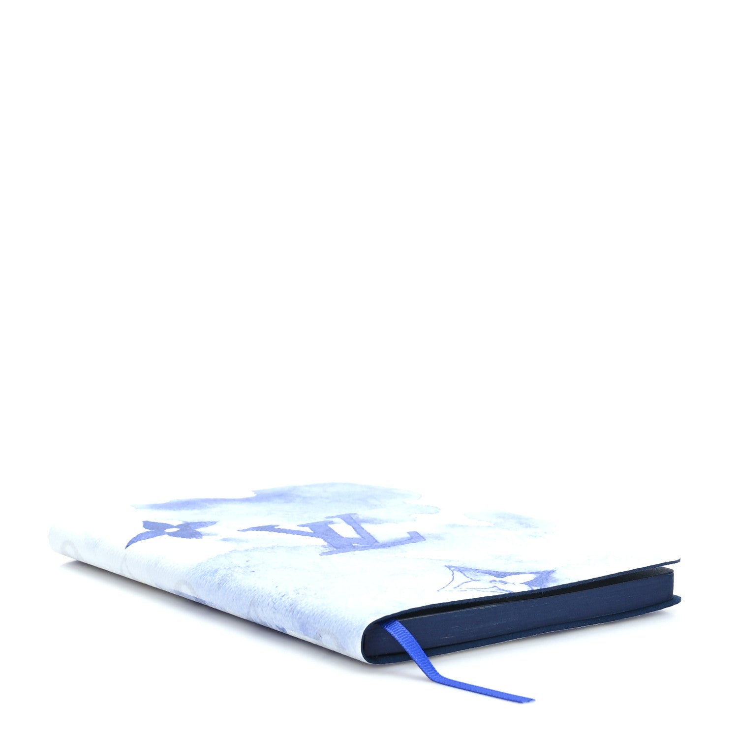 Louis Vuitton Monogram Watercolor Clemence Notebook Blue 3 of 8