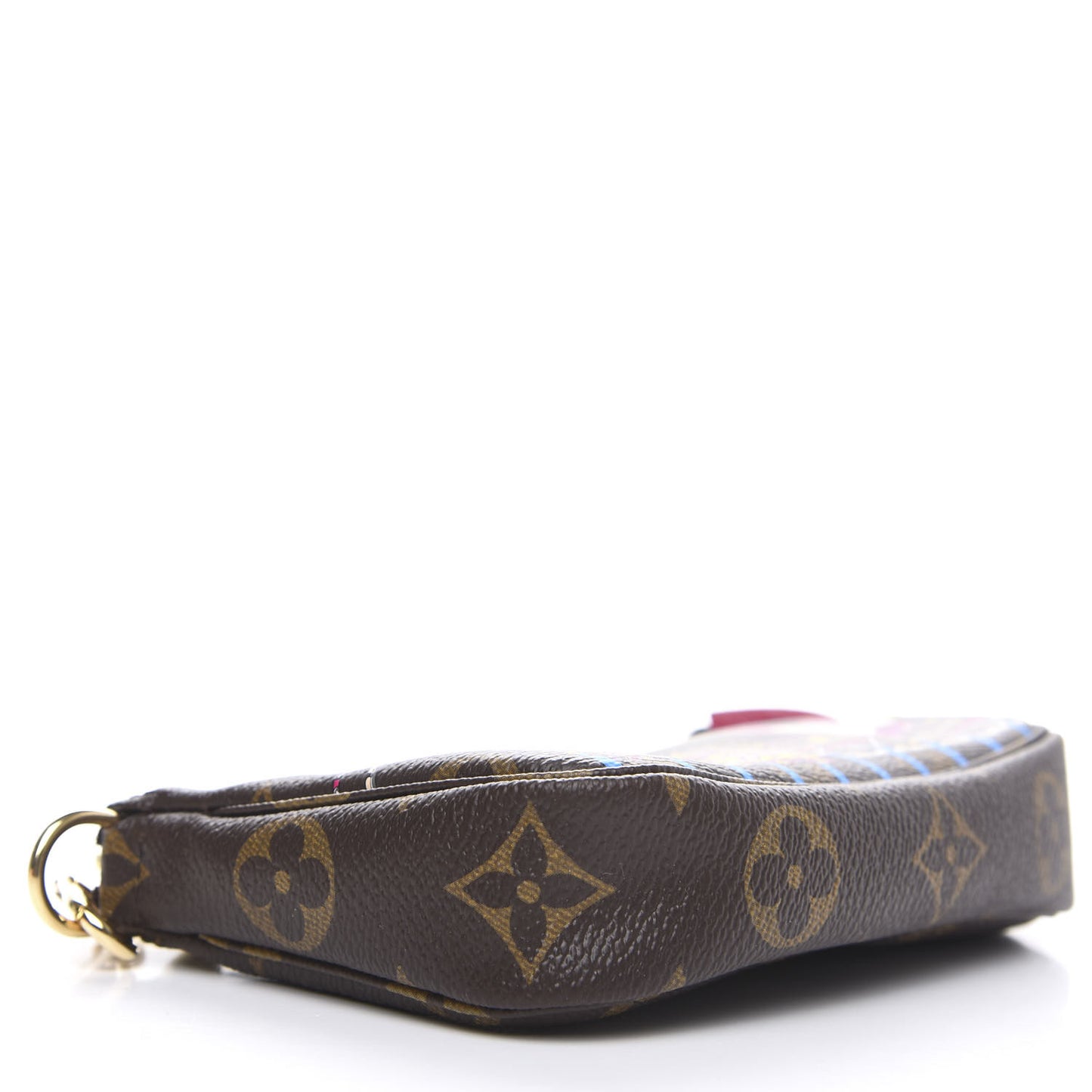 Monogram 2020 Christmas Animation Roller Coaster Mini Pochette Accessories Pivoine