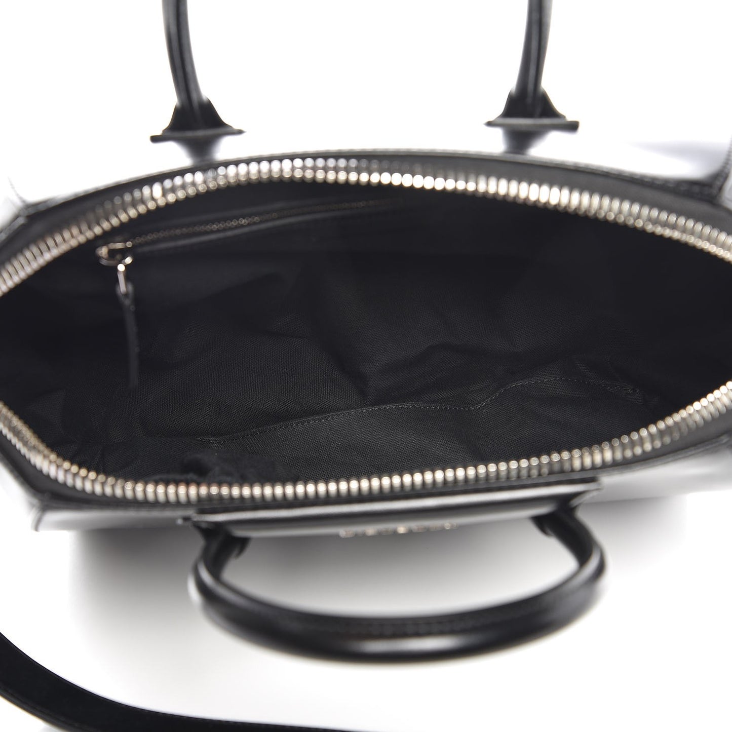 Shiny Lord Calfskin Medium Antigona Black