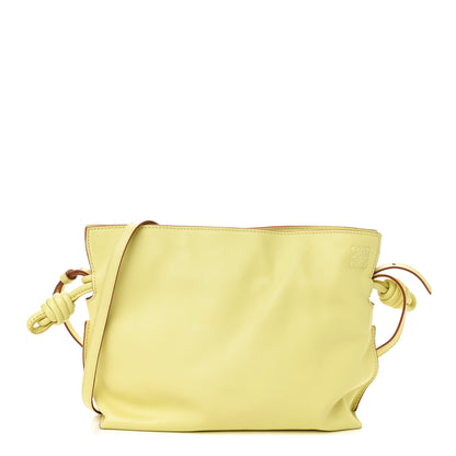 Loewe Calfskin Mini Flamenco Knot Bag Yellow 1 of 8