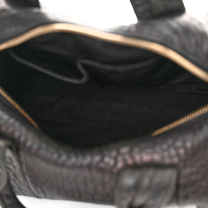 Alexander Wang Pebbled Lambskin Rocco Black Antique Brass Hardware 4 of 15