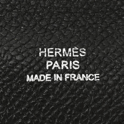 Hermes Epsom Calvi Card Case Black 6 of 10