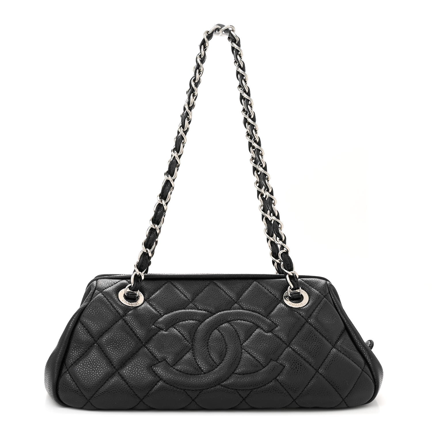 Chanel Caviar Quilted Timeless CC Shoulder Bag Black 1 of 12