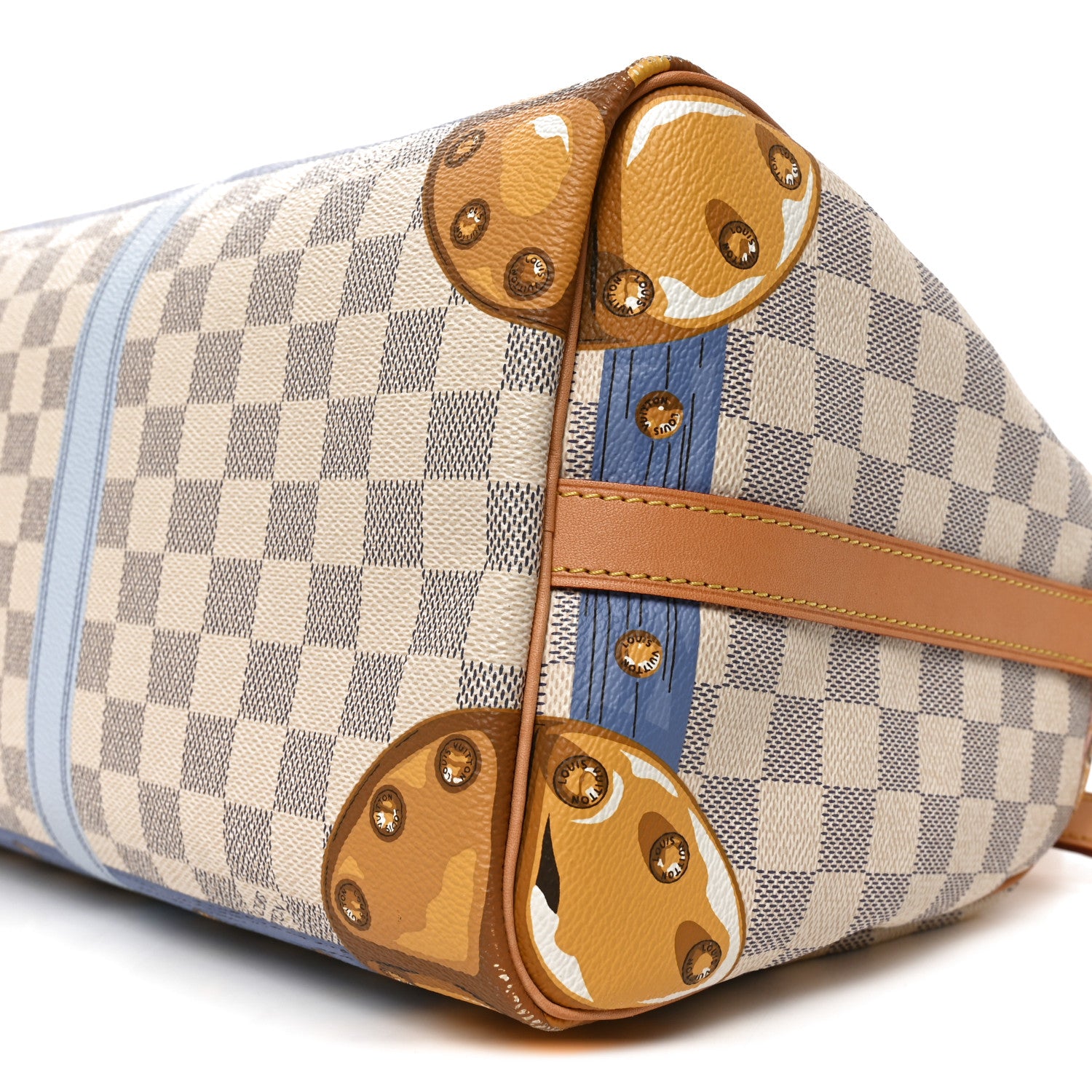 Louis Vuitton Damier Azur Summer Trunks Speedy Bandouliere 30 9 of 9