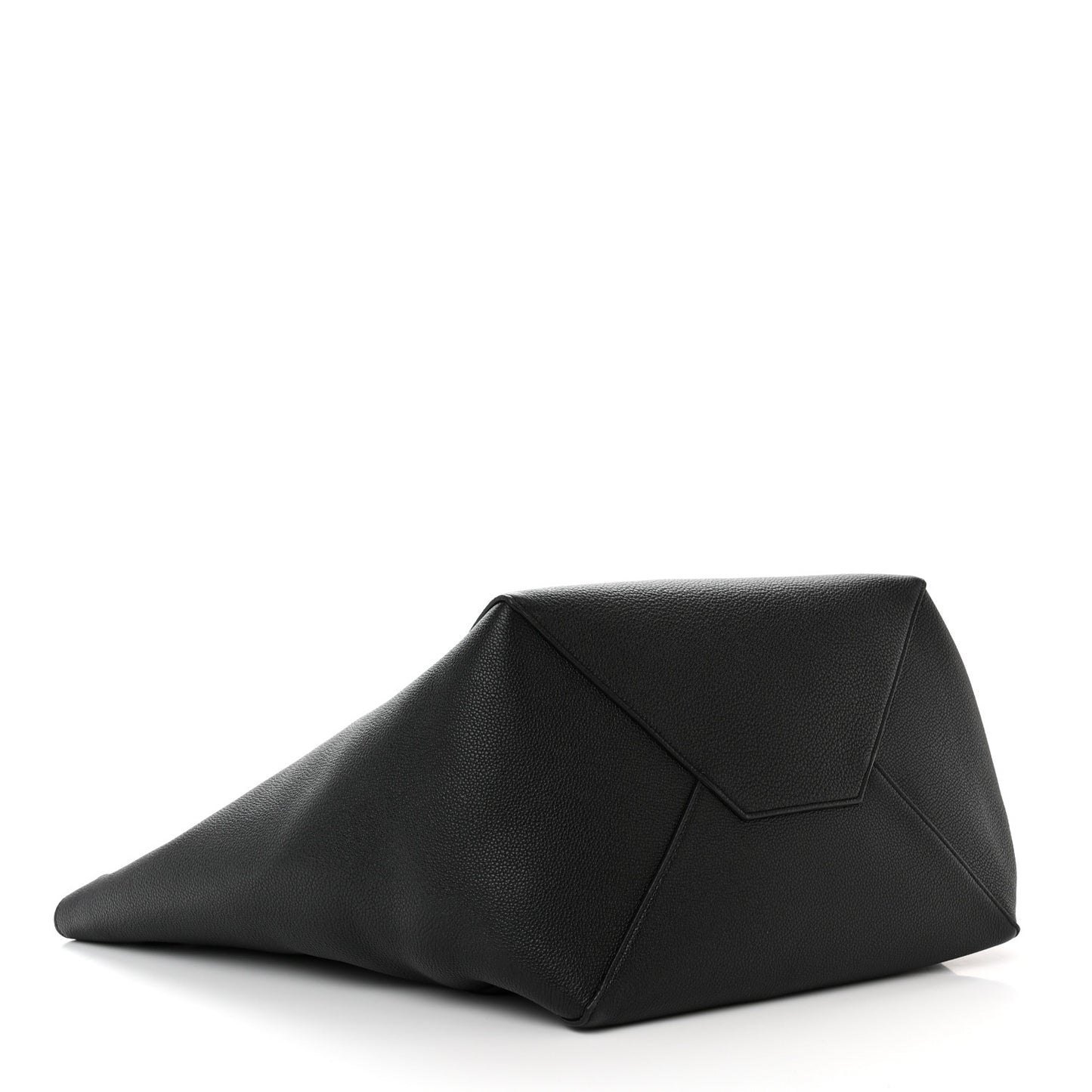 Soft Grained Calfskin Medium Belt Cabas Phantom Black
