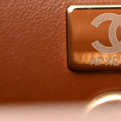 Chanel Caviar Quilted Multi Chain Backpack Light Brown 7 of 16