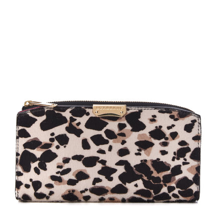 Burberry Petal Printed Calf Hair Wallet 1 of 8