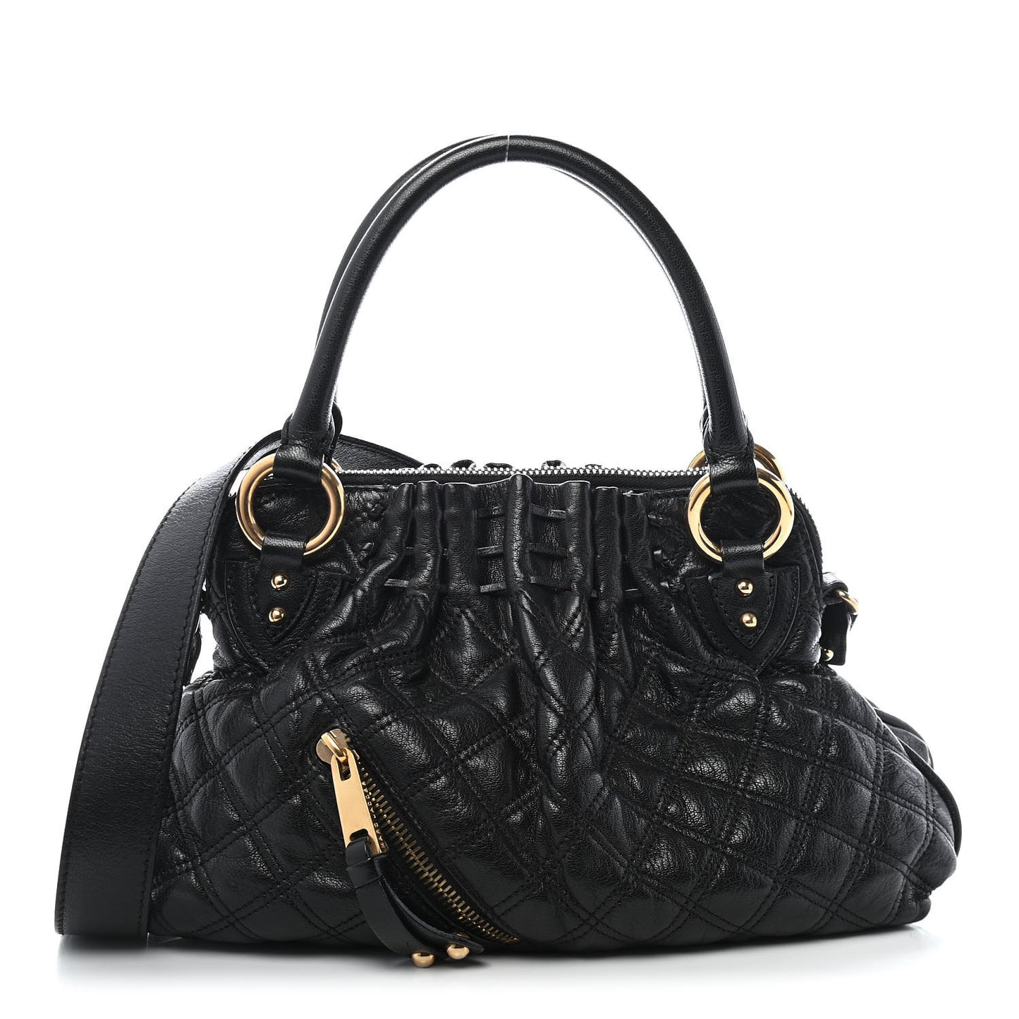 Lambskin Quilted Small Cecilia Black