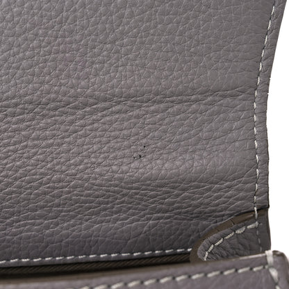 Chloe Calfskin Mini Marcie Round Crossbody Bag Cashmere Grey 14 of 17
