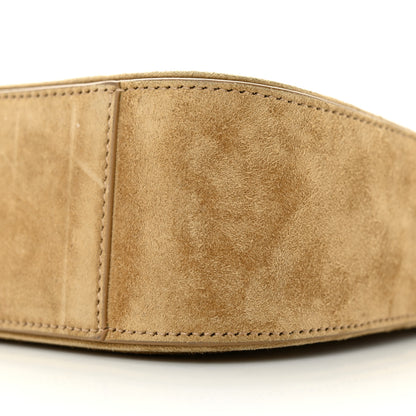 Saint Laurent Suede Calfskin Le 5 A 7 Hobo Beige 10 of 13