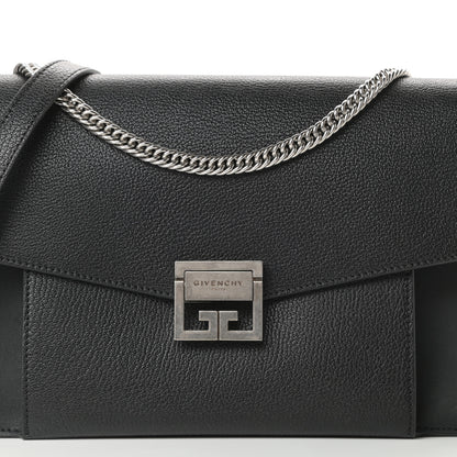 Givenchy Sugar Goatskin Medium GV3 Shoulder Bag Black 8 of 10