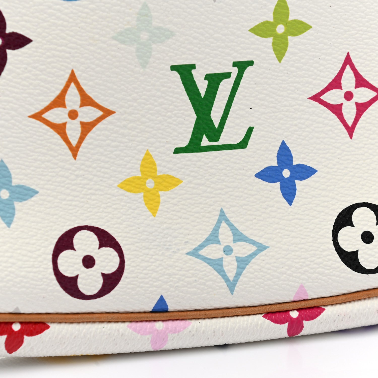 Louis Vuitton Monogram Multicolor Pochette Accessories White 12 of 15