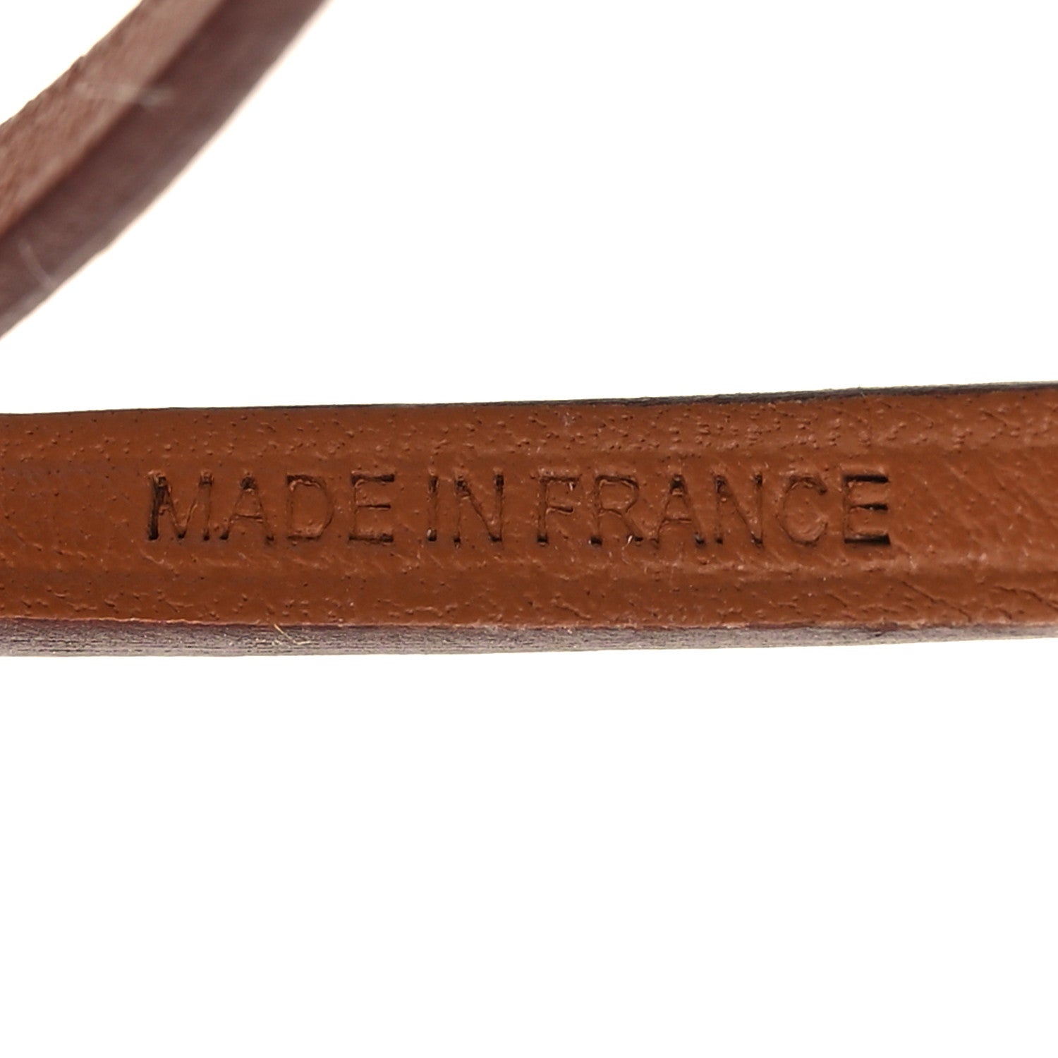Hermes Milo Lambskin Swift Shopping Bag Charm Feu Gold 4 of 4